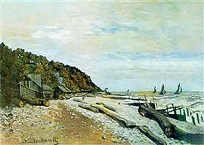 Boatyard near Honfleur Claude Monet